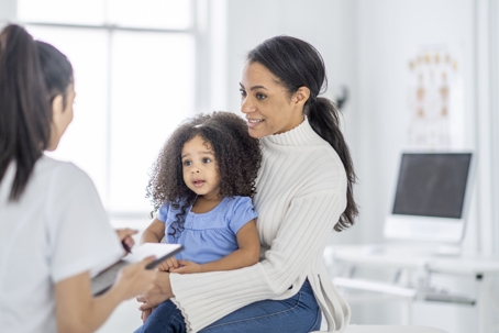 Child Sitting on Lap