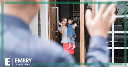 parent waving goodbye